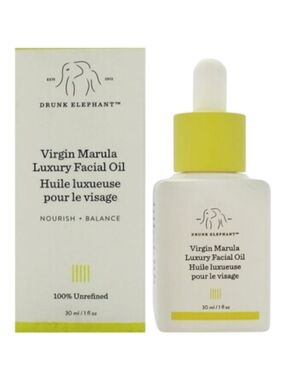 Drunk Elephant NIB Virgin Marula Luxury Facial Oil Full Size 1oz